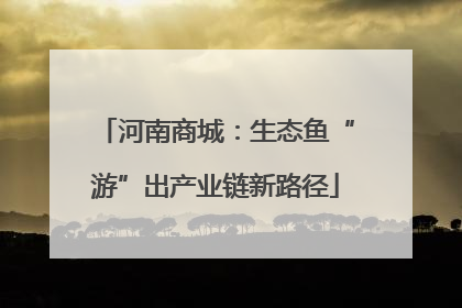 河南商城：生态鱼“游”出产业链新路径
