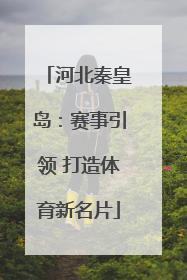 河北秦皇岛：赛事引领 打造体育新名片
