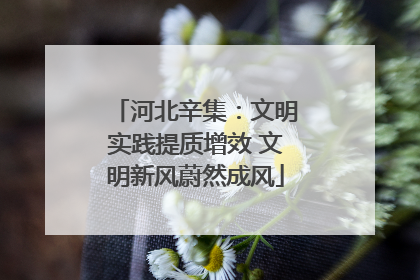 河北辛集：文明实践提质增效 文明新风蔚然成风
