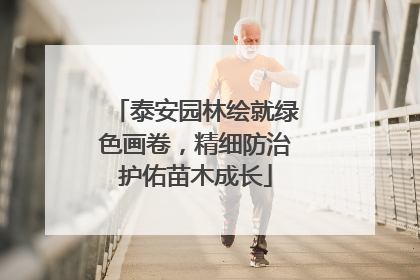 泰安园林绘就绿色画卷，精细防治护佑苗木成长
