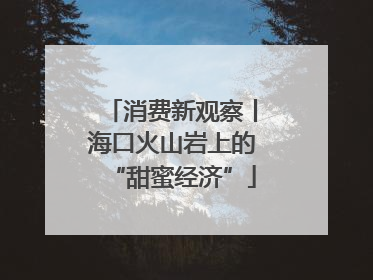消费新观察丨海口火山岩上的“甜蜜经济”