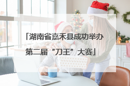 湖南省嘉禾县成功举办第二届“刀王”大赛