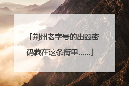 荆州老字号的出圈密码藏在这条街里……