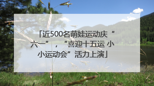 近500名萌娃运动庆“六一”，“喜迎十五运 小小运动会”活力上演