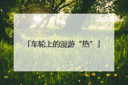 车轮上的漫游“热”