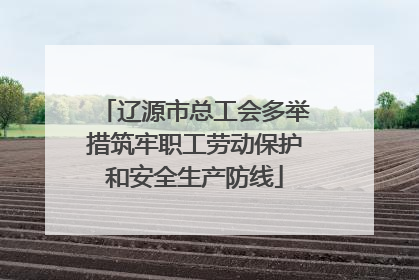 辽源市总工会多举措筑牢职工劳动保护和安全生产防线