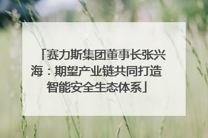 赛力斯集团董事长张兴海：期望产业链共同打造智能安全生态体系