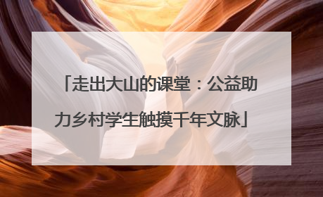 走出大山的课堂：公益助力乡村学生触摸千年文脉