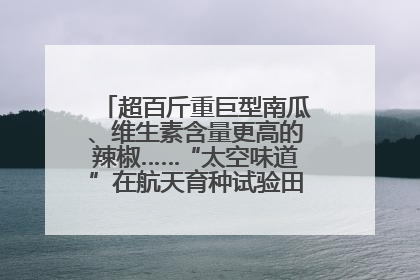 超百斤重巨型南瓜、维生素含量更高的辣椒……“太空味道”在航天育种试验田里拔节生长