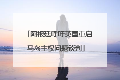 阿根廷呼吁英国重启马岛主权问题谈判