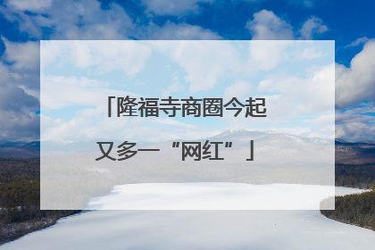隆福寺商圈今起又多一“网红”