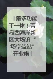 集多功能于一体！青岛西海岸新区大场镇“场享益站”开业啦
