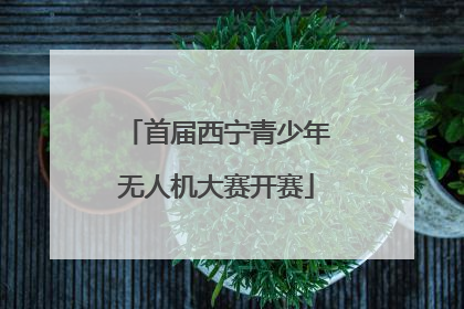 首届西宁青少年无人机大赛开赛