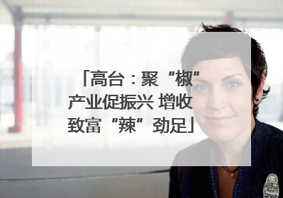 高台：聚“椒”产业促振兴 增收致富“辣”劲足