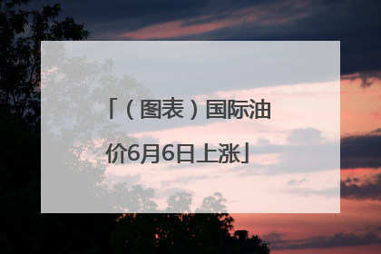 （图表）国际油价6月6日上涨