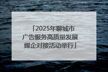 2025年聊城市广告服务高质量发展媒企对接活动举行