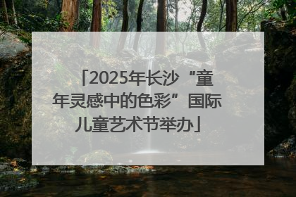 2025年长沙“童年灵感中的色彩”国际儿童艺术节举办