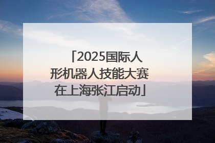 2025国际人形机器人技能大赛在上海张江启动