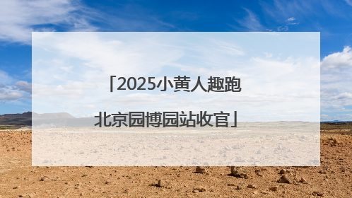 2025小黄人趣跑北京园博园站收官